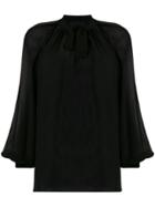 John Richmond Sheer Blouse - Black