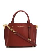 Michael Michael Kors Arielle Leather Tote - Red