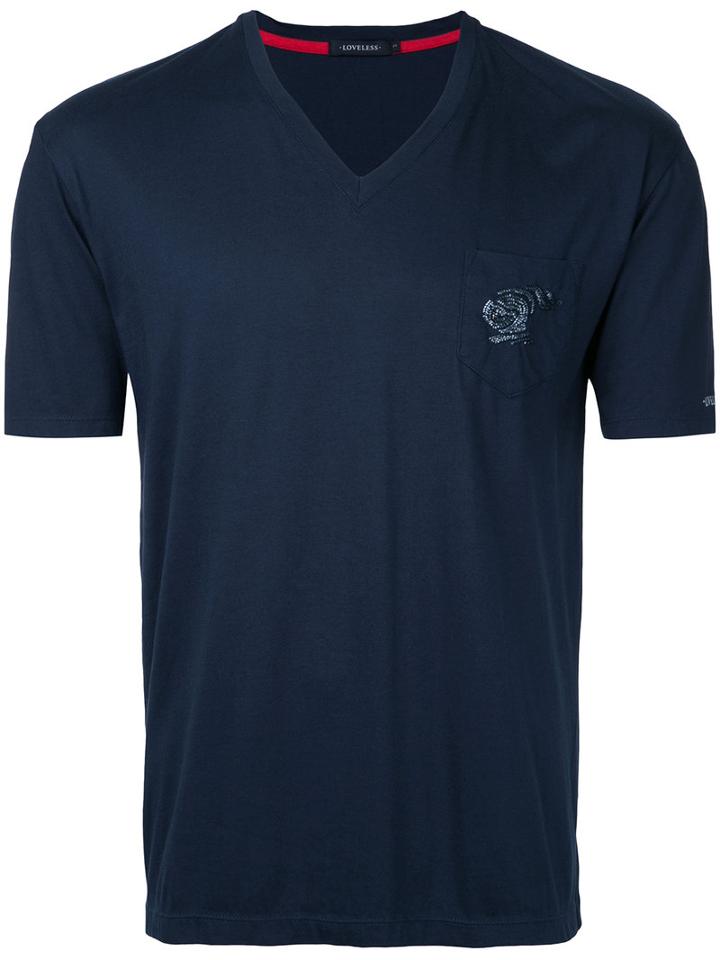 Loveless - Classic T-shirt - Men - Cotton/rayon - 1, Blue, Cotton/rayon