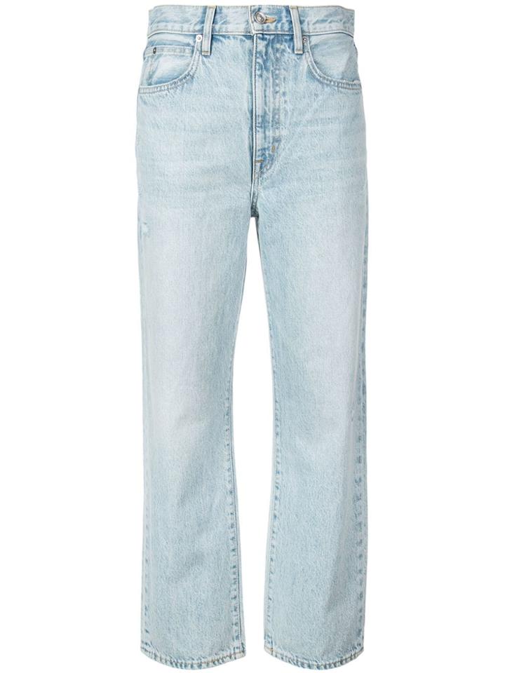 Slvrlake London Cropped Jeans - Blue