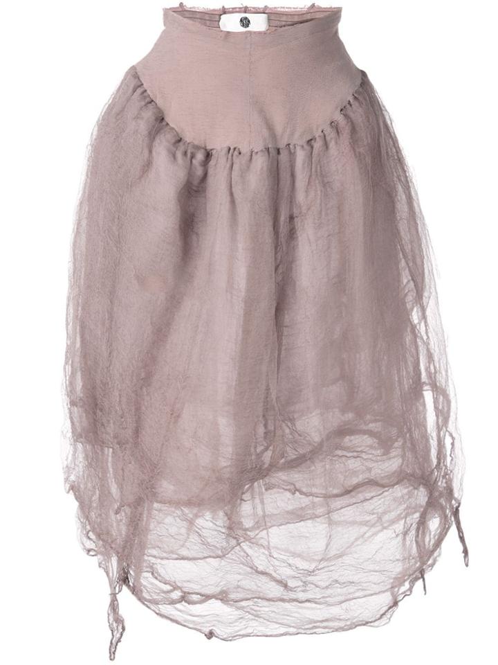 Marc Le Bihan Elasticated Waist Skirt - Purple