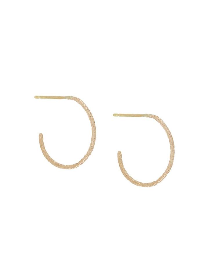 Ellis Mhairi Cameron 14kt Yellow Gold Lix Hoop Earrings