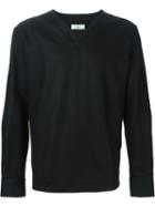 Ami Alexandre Mattiussi V-neck Boxy Sweater, Men's, Size: Small, Polyamide/virgin Wool