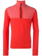 Rossignol 'sideral' Zipped Fleece, Men's, Size: Medium, Red, Polyamide/spandex/elastane