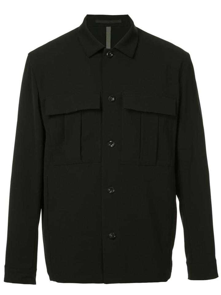 Kazuyuki Kumagai Relaxed-fit Shirt Jacket - Black