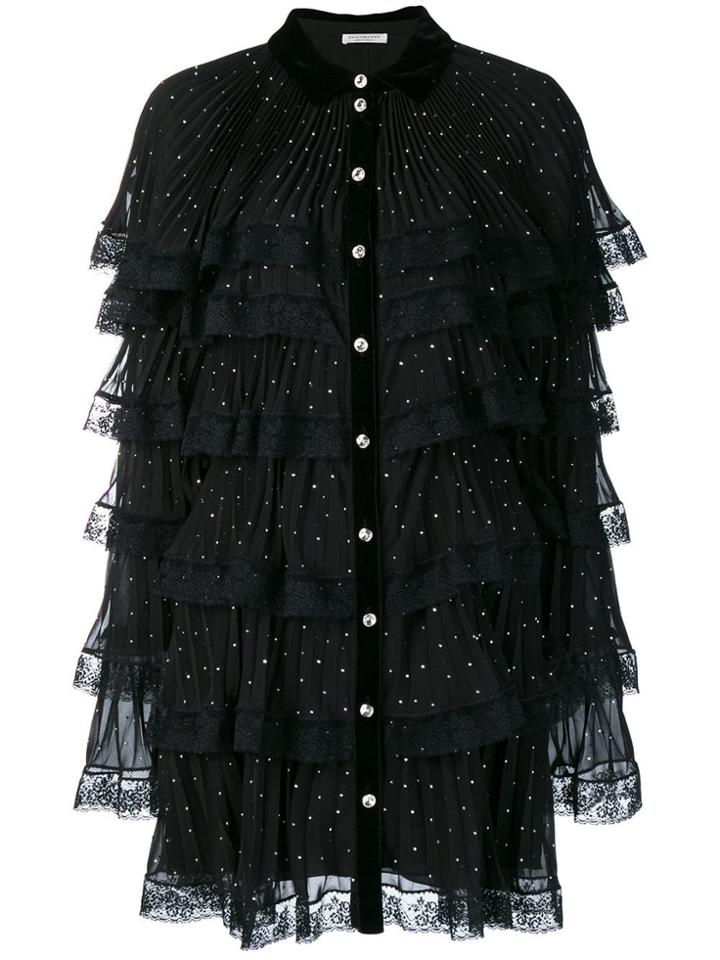 Philosophy Di Lorenzo Serafini Frilled Dress - Black