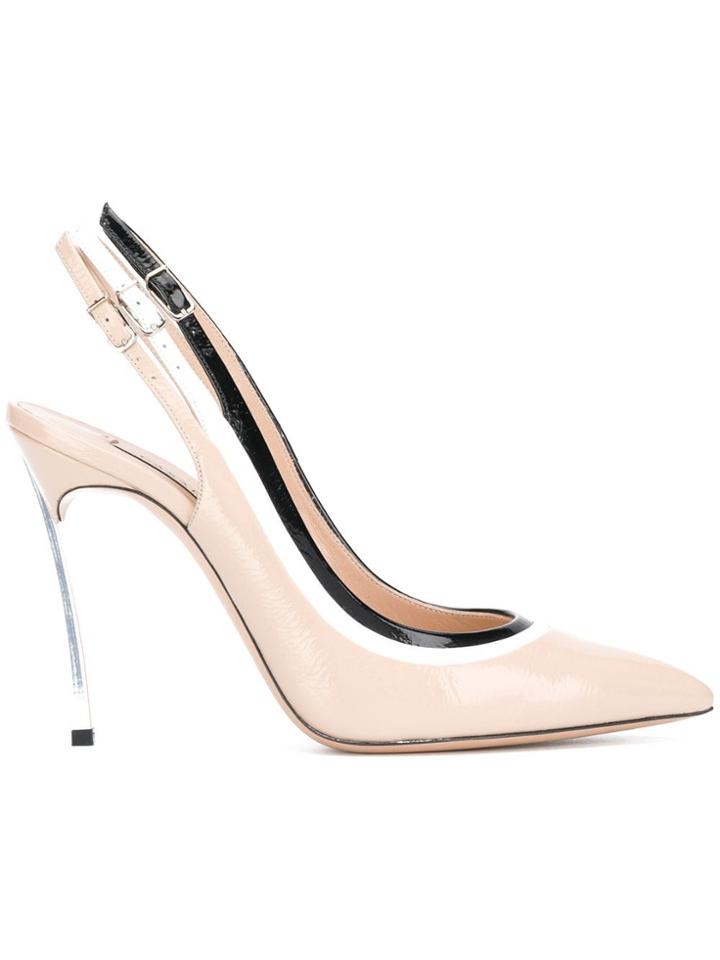 Casadei Blade Elle Pumps - Neutrals