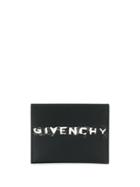 Givenchy Logo Stamp Cardholder - Black