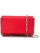 Paco Rabanne Chainmail Detail Crossbody Bag, Women's, Red