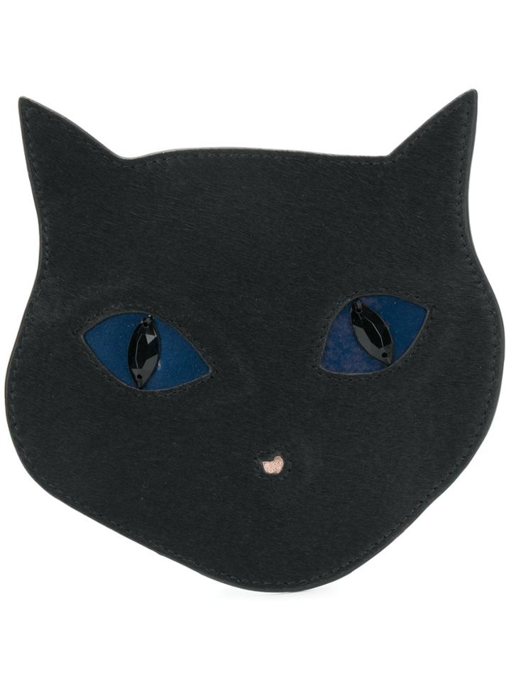 Ps By Paul Smith Cat Face Coin Purse - Black
