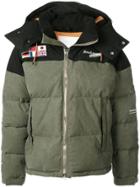Readymade Flag Patch Puffer Jacket - Green
