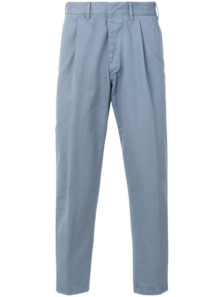 The Gigi Loose Fit Trousers - Blue
