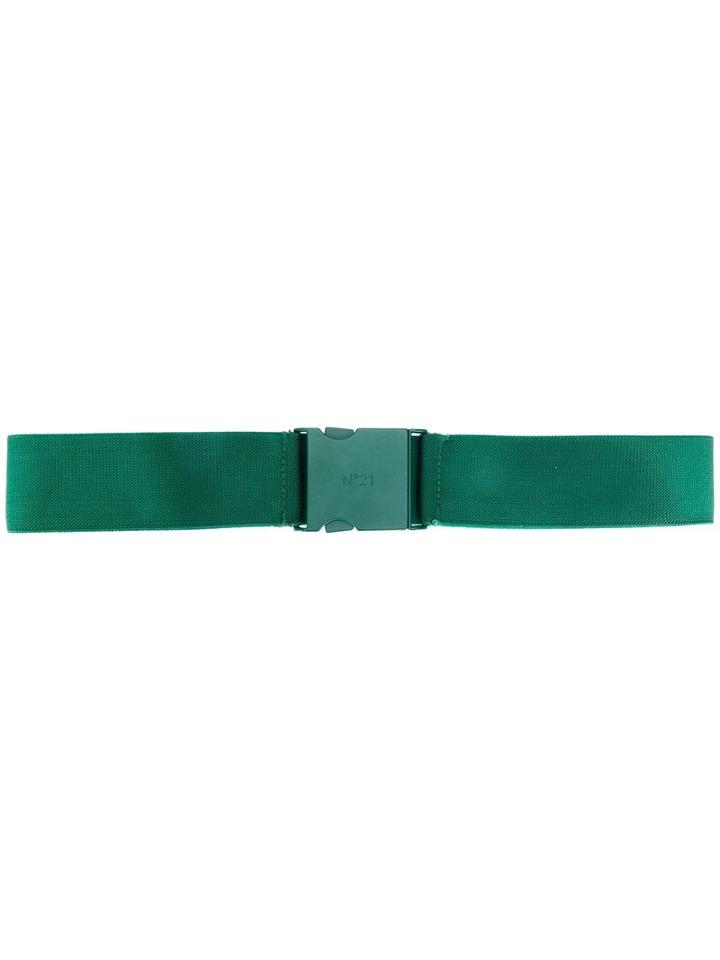 Nº21 Logo Buckle Belt - Green