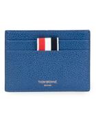 Thom Browne Striped Detail Cardholder - Blue