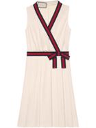 Gucci Jersey Dress With Web - Nude & Neutrals