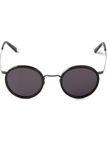 Masunaga Circle Frame Sunglasses