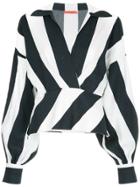 Manning Cartell Striped Long-sleeve Blouse - Black