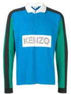 Kenzo Logo Rugby Style Shirt - Blue