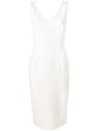 Styland Fitted Silhouette Dress - White