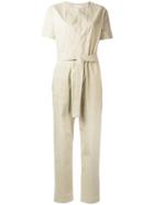 Isabel Marant Étoile Nadela Jumpsuit, Women's, Size: 40, Nude/neutrals, Cotton/linen/flax/polyamide/cotton