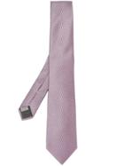 Canali Woven Pointed-tip Tie - Pink