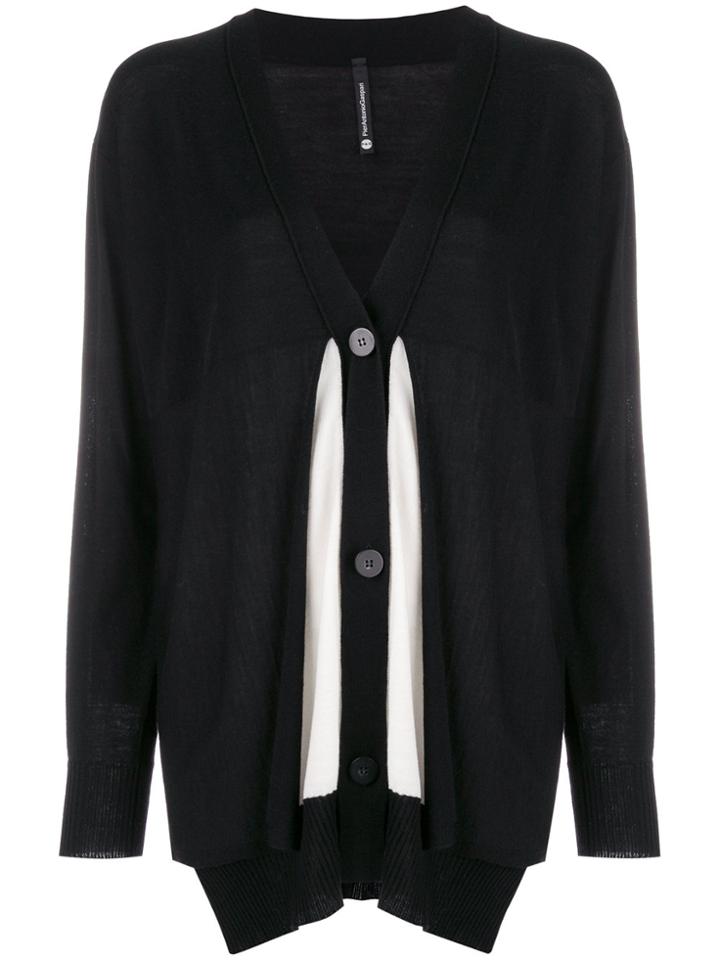 Pierantoniogaspari Layered Mid-length Cardigan - Black