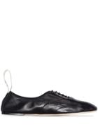 Loewe Soft Derby Leather Lace-up Shoes - Black