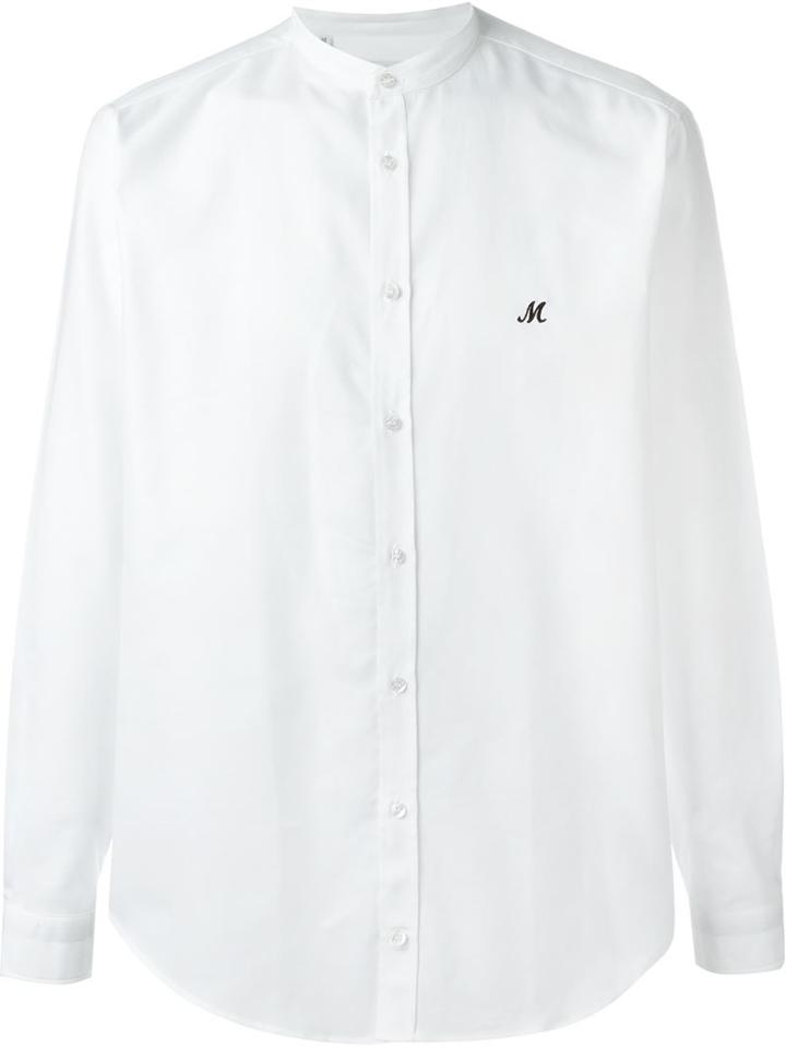 Msgm Mandarin Collar Shirt
