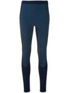 Ambush Cropped Neoprene Leggings - Blue