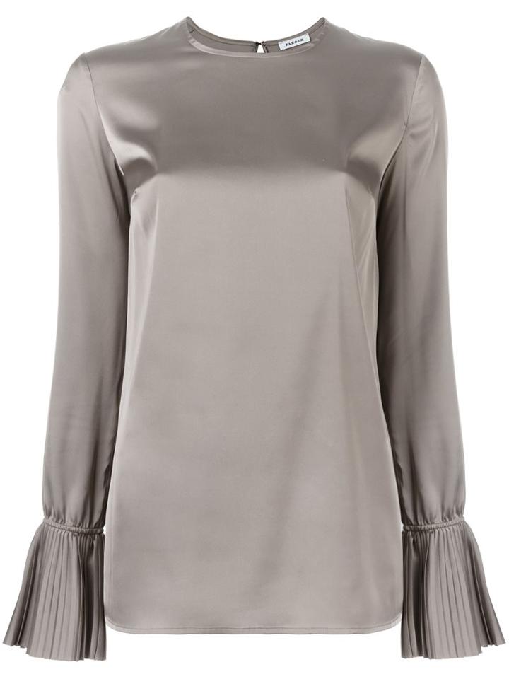P.a.r.o.s.h. 'piano' Blouse, Women's, Size: Xl, Grey, Polyester