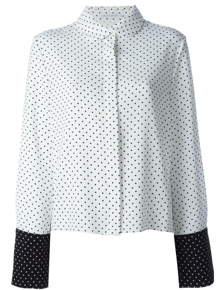 J.w. Anderson Oversized Polka Dot Shirt