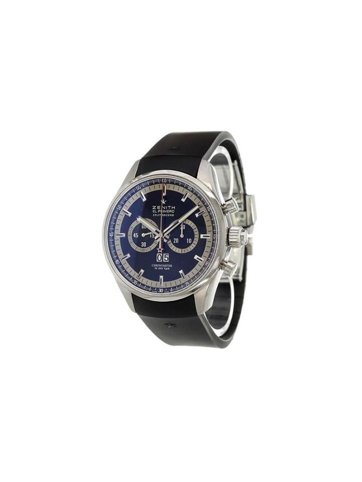 Zenith 'el Primero Rattrapante' Analog Watch, Men's, Stainless Steel