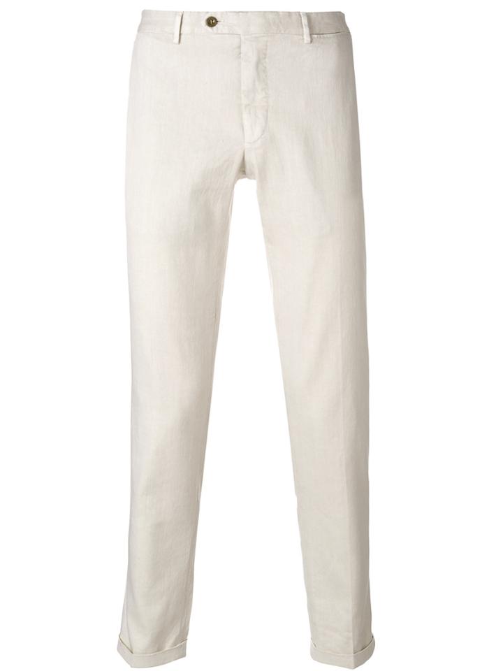Biagio Santaniello Tapered Trousers - Nude & Neutrals