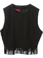 Tamara Mellon Fringed Top