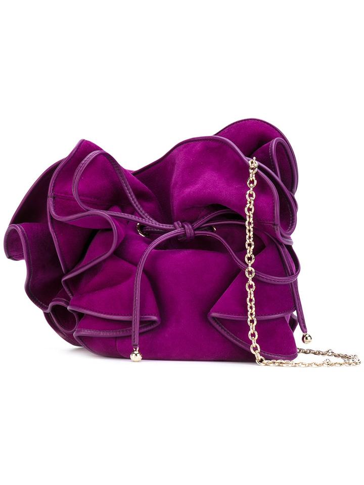 Nina Ricci - Lily Chain Tote - Women - Goat Skin - One Size, Pink/purple, Goat Skin