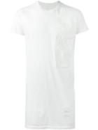 Rick Owens Drkshdw Patch Pocket T-shirt, Men's, Size: M, White, Cotton