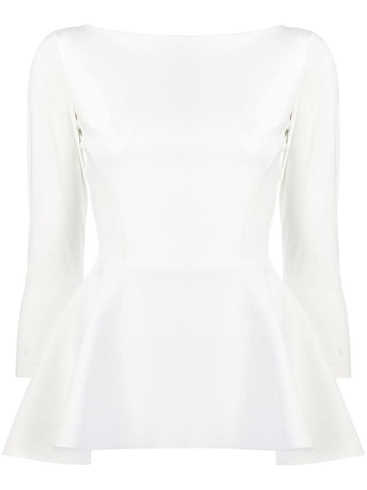 Le Petite Robe Di Chiara Boni Peplum Top - White