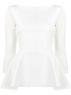 Le Petite Robe Di Chiara Boni Peplum Top - White