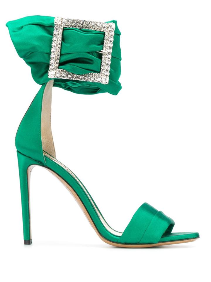 Alexandre Vauthier Yasmin Heeled Sandals - Green