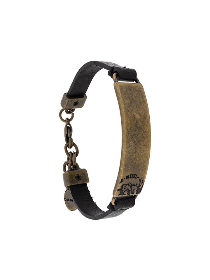 Diesel Metal Detail Bracelet - Black