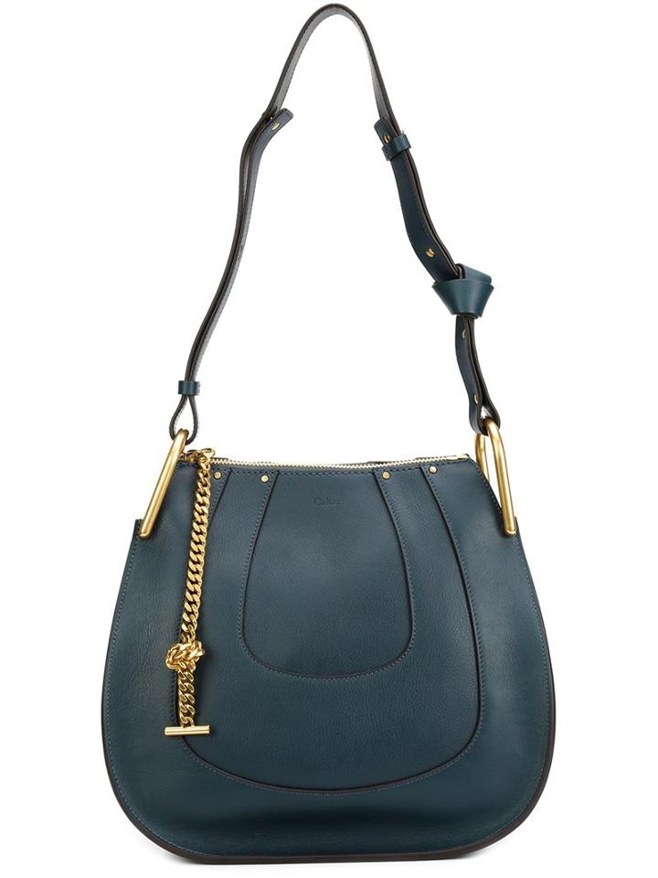 Chloé Small 'hayley' Hobo Shoulder Bag, Women's, Blue