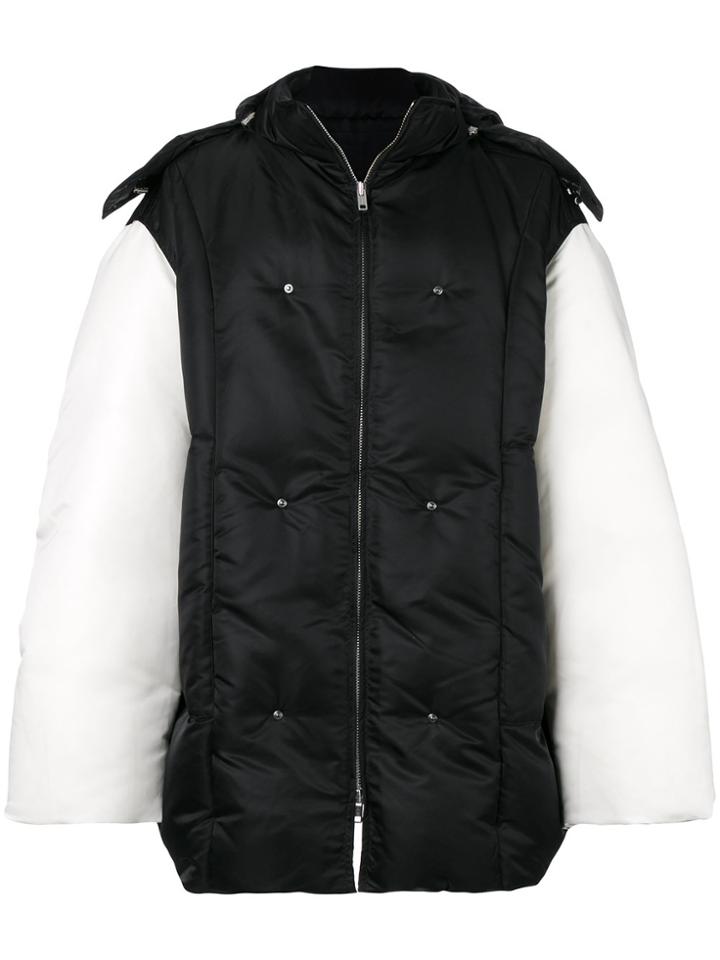 Raf Simons Oversized Hooded Gilet - Black