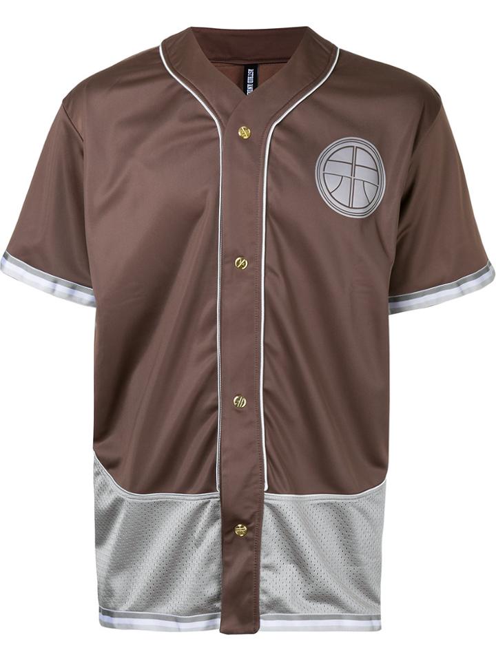Astrid Andersen Patch Baseball Shirt - Brown