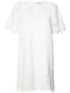 Sea Battenberg Dress, Women's, Size: 8, White, Cotton/linen/flax