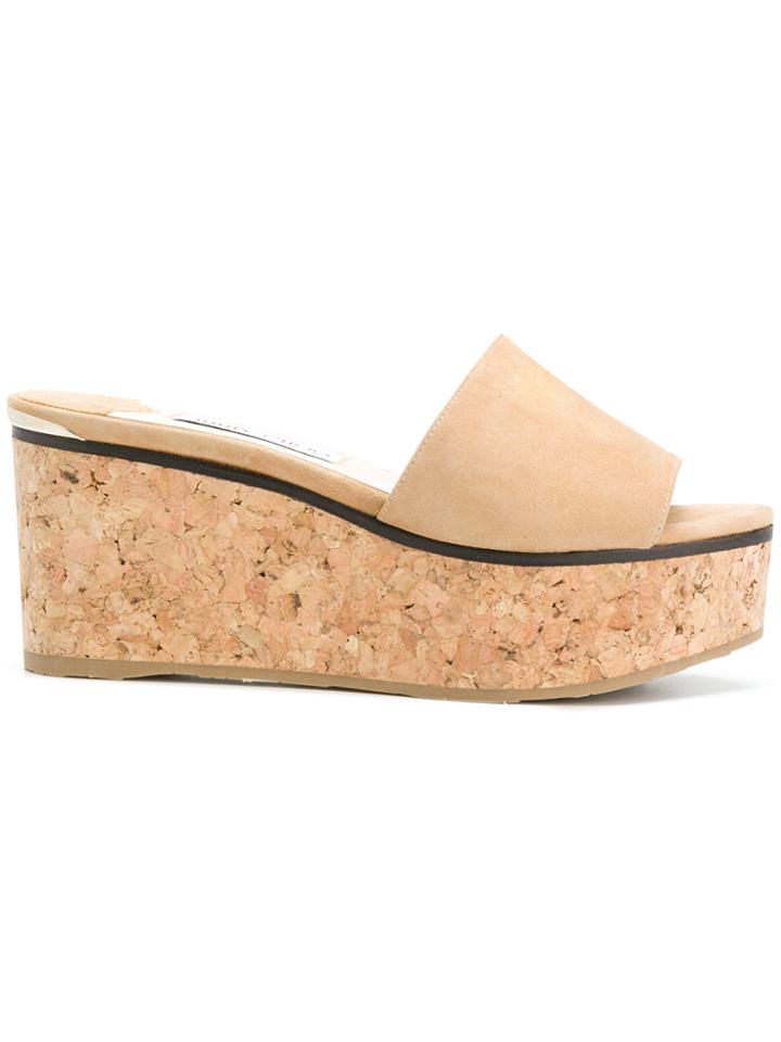 Jimmy Choo Deedee 80 Sandals - Brown