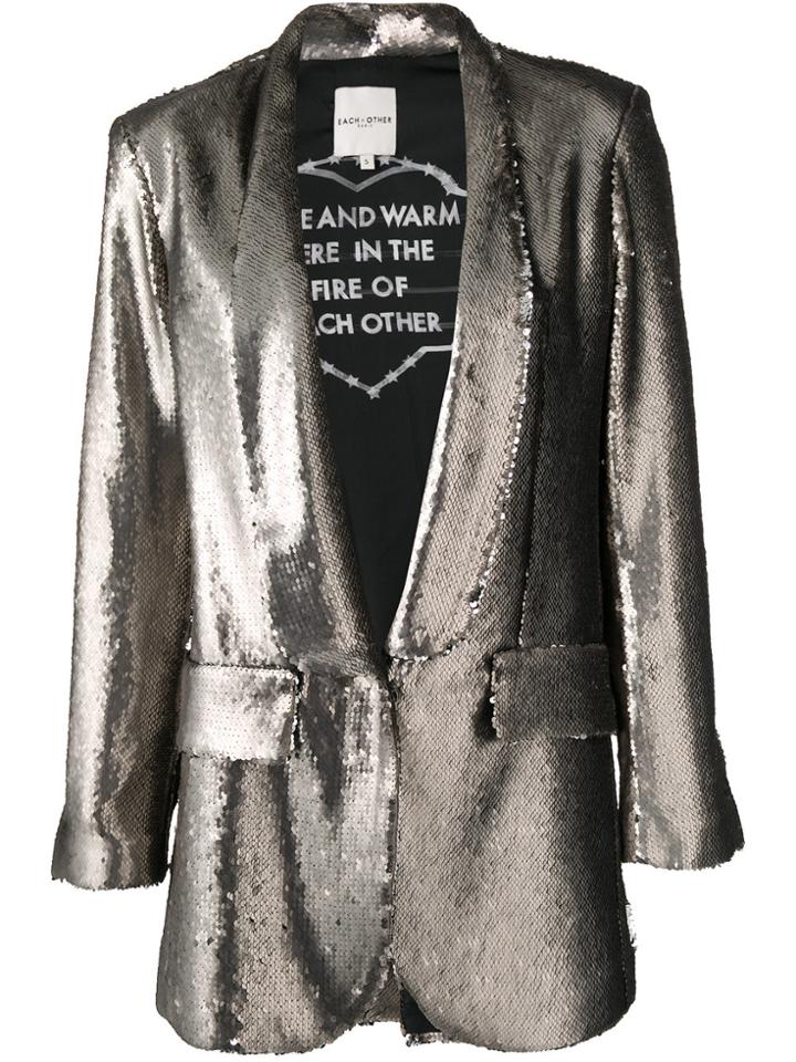 Each X Other Metallic Blazer