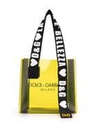 Dolce & Gabbana Logo Strap Tote - Yellow