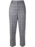 Tibi James Menswear Check Taylor Pant - Grey