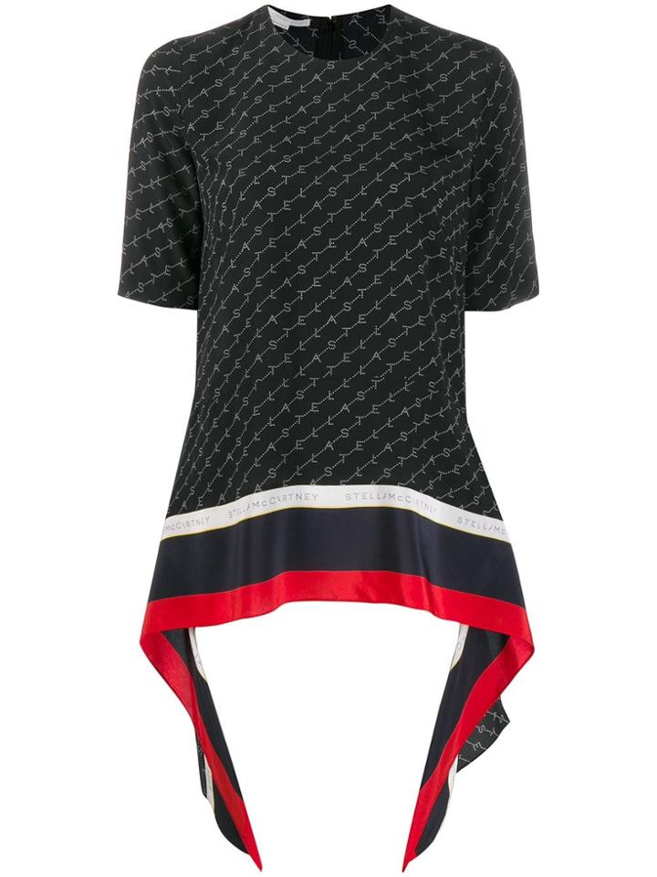 Stella Mccartney Logo Print Shirt - Black