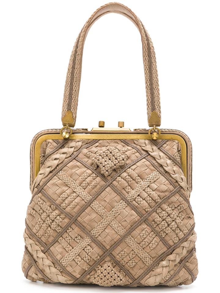 Bottega Veneta Vintage Intrecciato Tote Bag - Brown